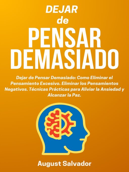 Title details for Dejar de Pensar Demasiado by August Salvador - Available